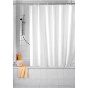 Wenko White Shower Curtain 180 x 200 cm