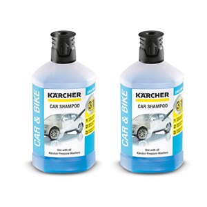 Karcher Pressure Washer Car and Bike 3 in 1 Shampoo 6.295-750.0 Pack of 2