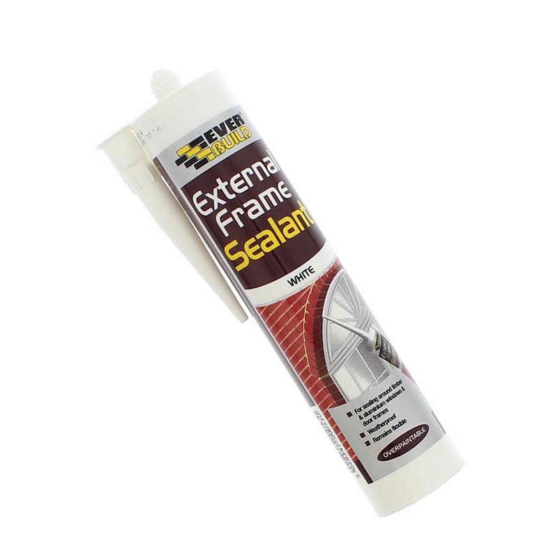 Homespares Silicones & Sealants EB External Frame Sealant White C3