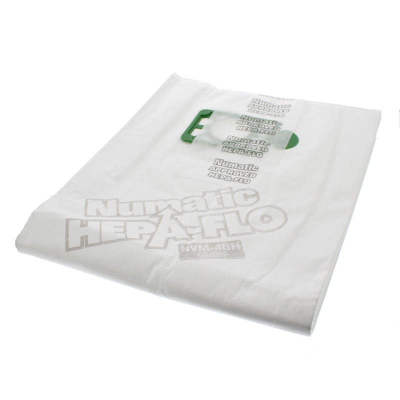 Numatic Vacuum Bags Hepa-flo, Pack of 10