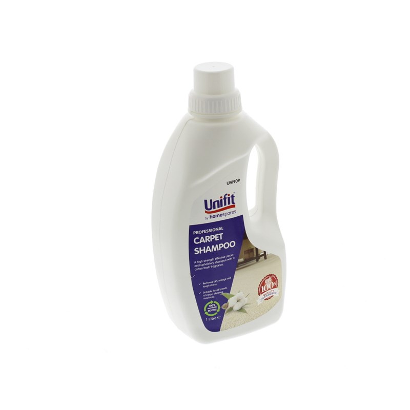 Homespares Carpet Cleaning Solutions Unifit Professional Carpet & Upholstery Shampoo 1 Litre