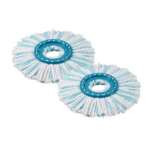 Leifheit Clean Twist Micro Duo Disc Mop Heads Pack of 2