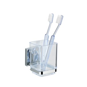 Wenko Vacuum Loc Quadro Toothbrush Holder Tumbler