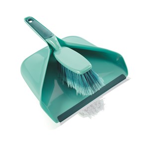 Leifheit Turquoise Dust Pan And Brush Set