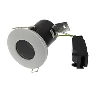 GU10 White Fire Water Rated IP65 Downlight Spotlight Light Fitting