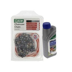 B&Q Florabest McCulloch Performance Power Stihl Chainsaw Chain 35cm 14 inch 50 Link with Chain Oil