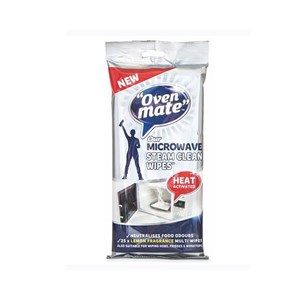 Oven Mate Microwave Steam Clean Wipes Pack of 25