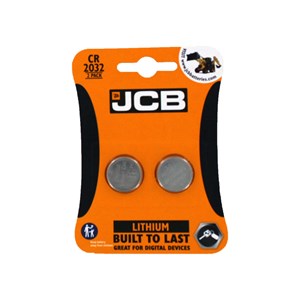JCB CR2032 DL2032 Lithium Battery Pack of 2