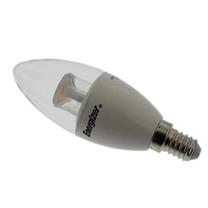 LED Candle Lamp SES E14 6.5W 470 Lumen Warm White 2700K Clear Dimmable