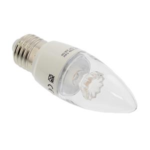 LED Candle Lamp ES E27 5.9W 470 Lumen Warm Light 2700K Clear